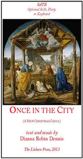 Once in the City SATB choral sheet music cover